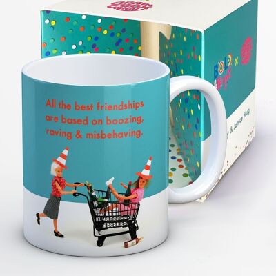 Funny Mug - Boozing Raving