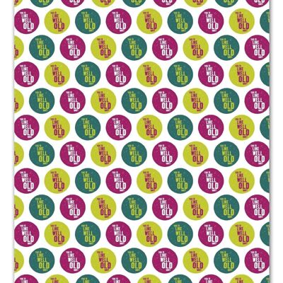You Is Like Well Old Innit Gift Funny Gift Wrap **Pack of 2 Sheets Folded**