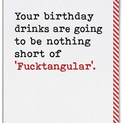 Funny Card - Birthday Drinks