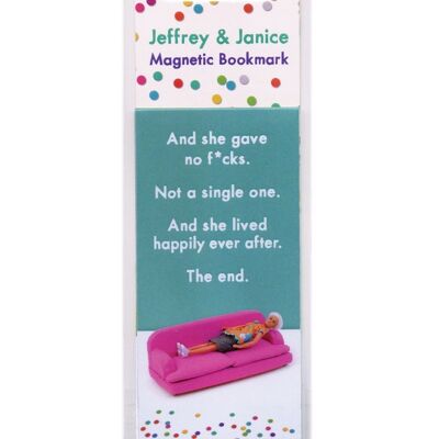 Funny Magnetic Bookmark - Lived Happily Ever After