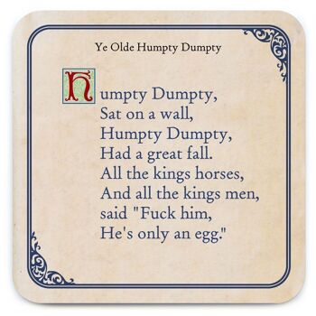 Dessous de verre Humpty Dumpty 1