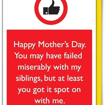 Spot On With Me Mother's Day - Sibling Card