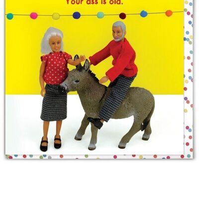 Funny Age Card - 60 Old Ass