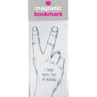 I Think You'll Find I'm Reading Funny Magnetic Bookmark