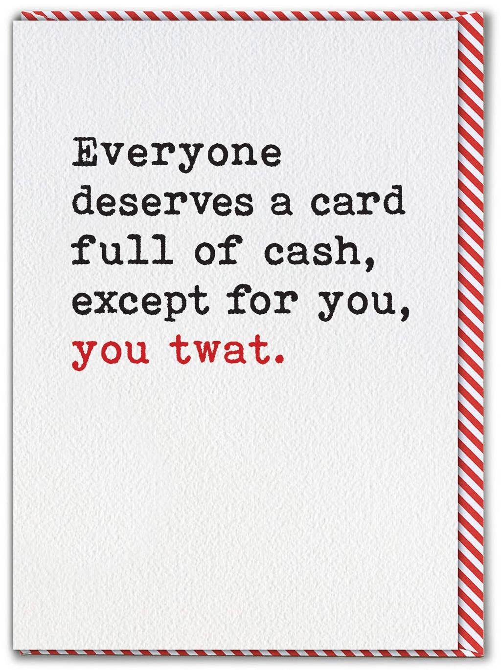 Karte voller Geld Lustige Geburtstagskarte