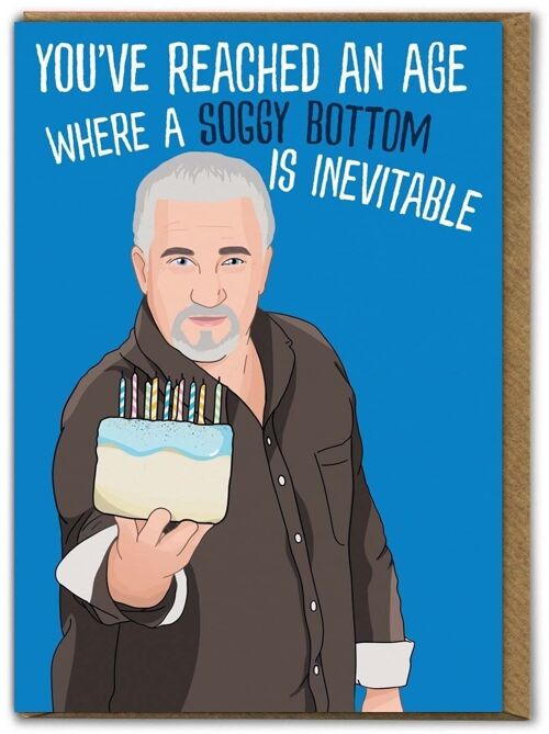 Funny Birthday Card - Bake Off