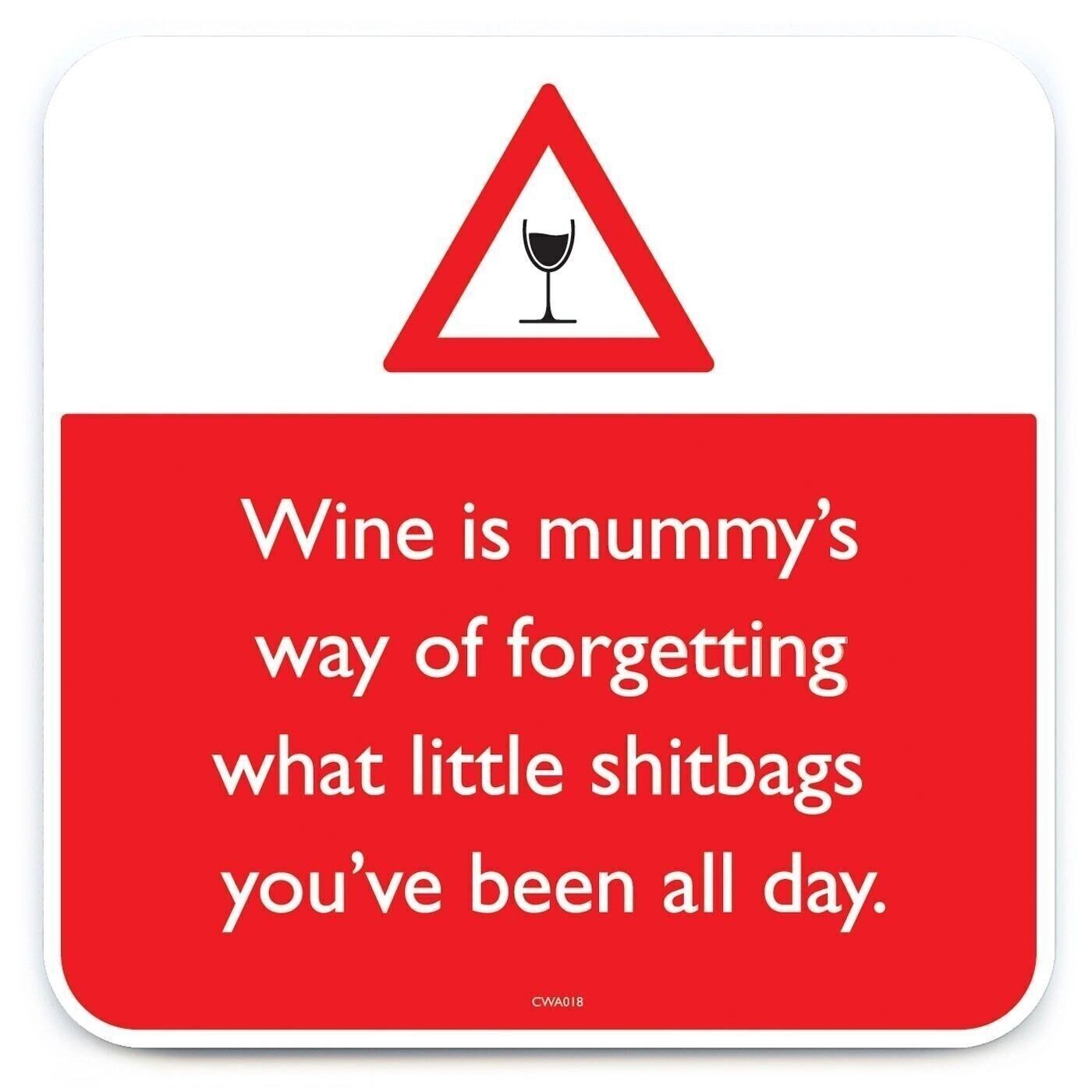 Wein Shitbags Untersetzer