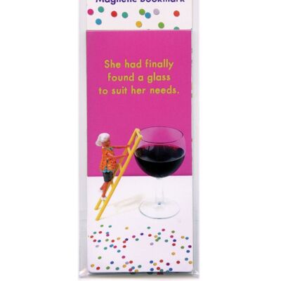 Funny Magnetic Bookmark - Glass To Suit Needs