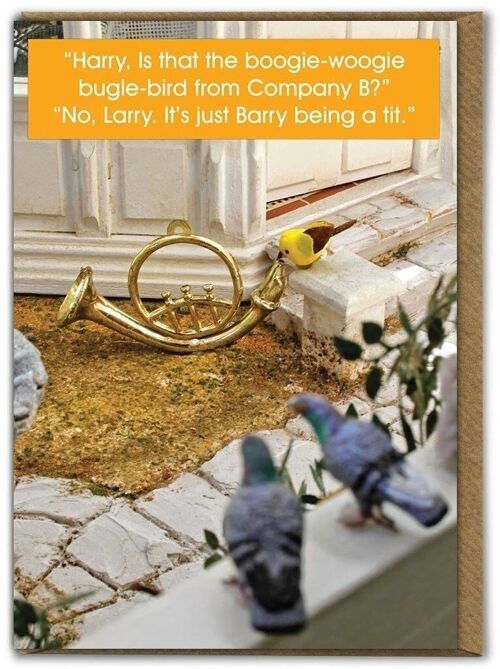 Barry Being A Tiit Funny Birthday Card by Brainbox Candy