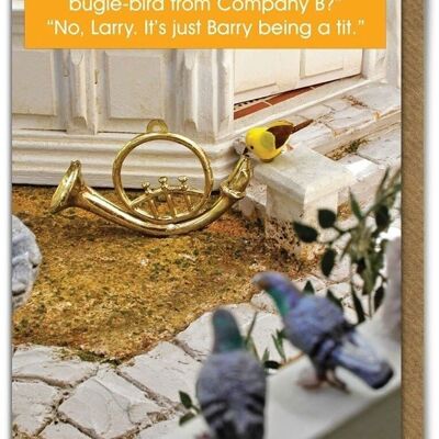 Barry Being A Tiit Funny Birthday Card by Brainbox Candy