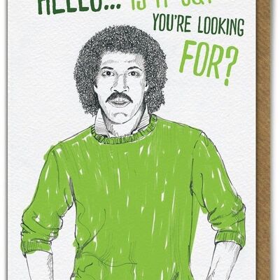 Hello...Is It G&T Funny Birthday Card