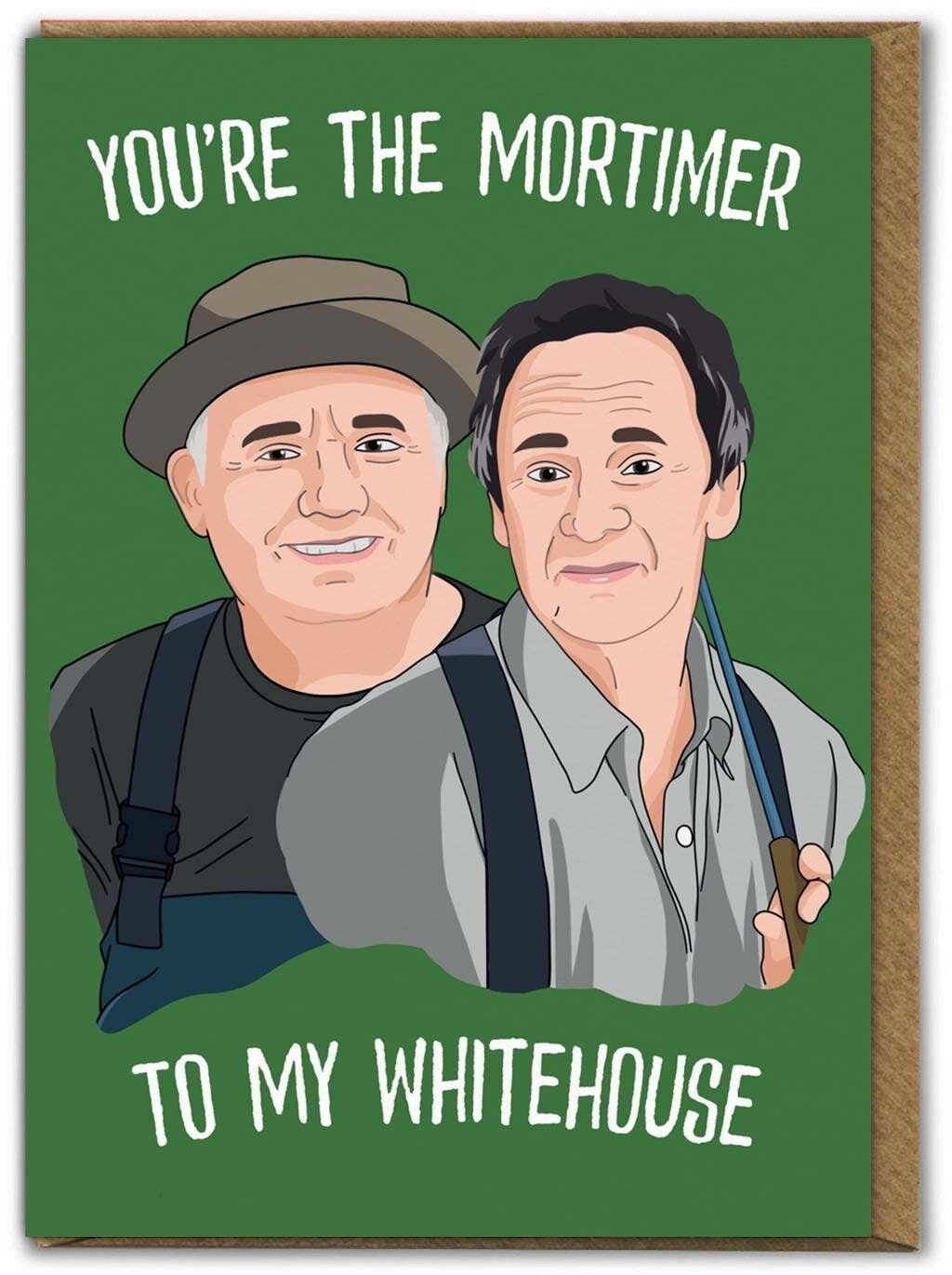 Funny Birthday Card - Gone Fishing (Green)