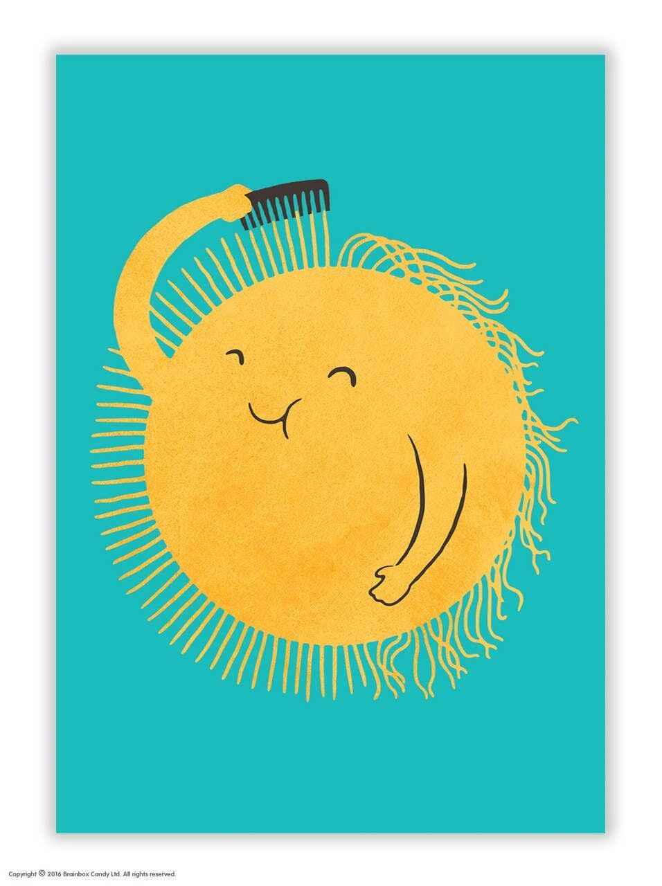 Bad Hair Day Postkarte