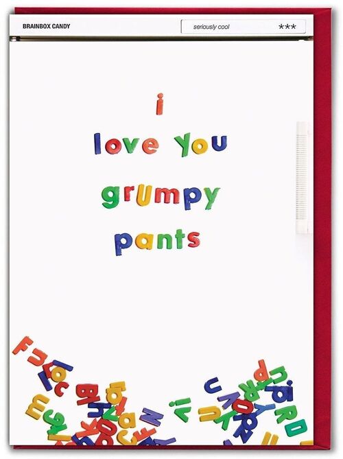 Grumpy Pants Funny Valentines Card