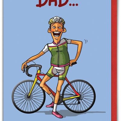 Legend In Lycra Funny Father’s Day Card by Brainbox Candy