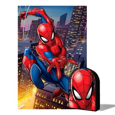 PRIME 3D - Puzzle lenticular en caja 3D Spiderman (Spiderman) 300 piezas 46x31cm