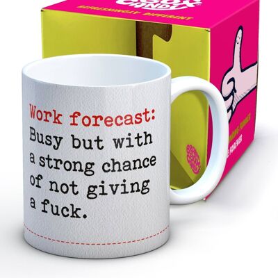 Funny Fuck prévisions aujourd'hui Mug