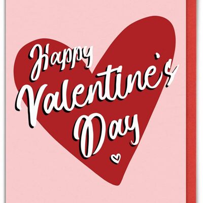 Tarjeta de feliz día de San Valentín