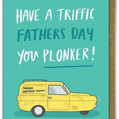 Triffic Fathers Day Lustige Vatertagskarte