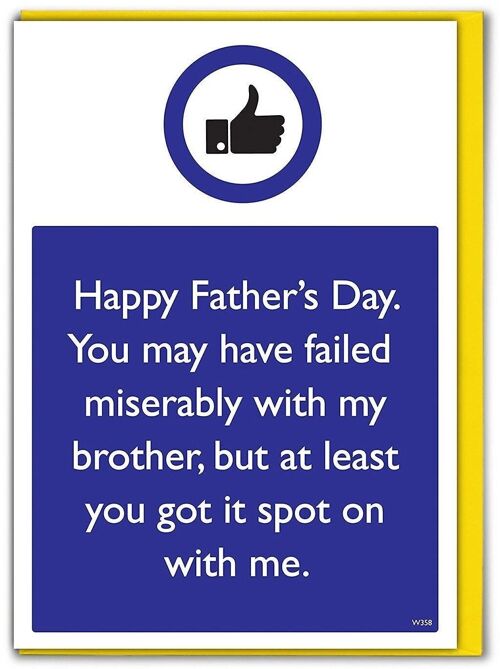 Spot On With Me Father's Day - Brother Card