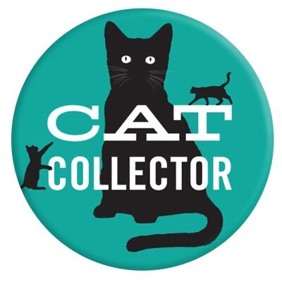 Insignia de pin de coleccionista de gatos divertidos