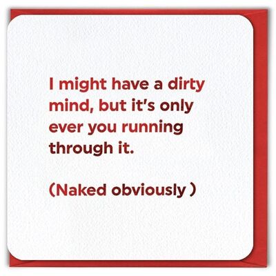 CARTE Dirty Mind-VALENTINES