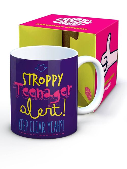 Funny Stroppy Teenager (Purple) Mug