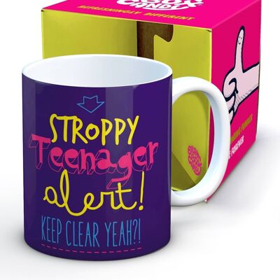 Funny Stroppy Teenager (Purple) Mug