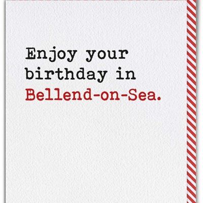 Carte amusante - Bellend-On-Sea