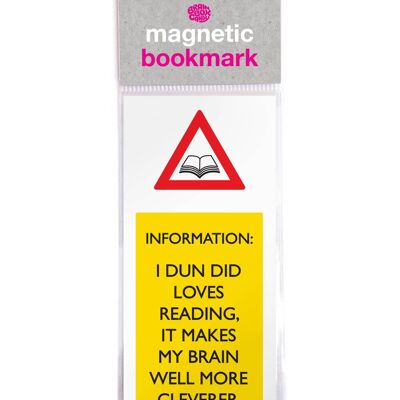 Brain More Cleverer Funny Magnetic Bookmark