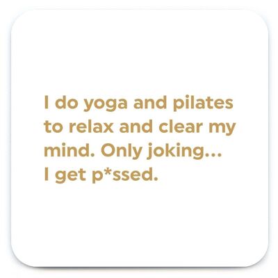 Yoga And Pilates Coaster