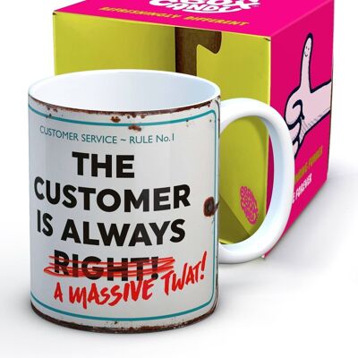 Funny Customer Massive Twat Mug