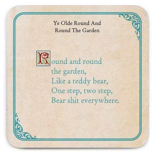 Round The Garden Coaster