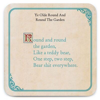 Posavasos Round The Garden