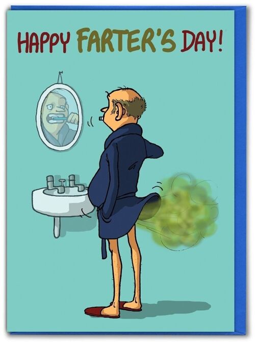 Happy (Farters) Day Funny Father's Day Card by Brainbox Candy