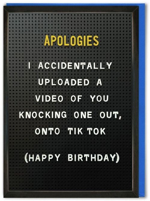 Funny Card - Knock One Out Tik Tok