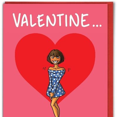 Minge Twinge Funny Valentines Card