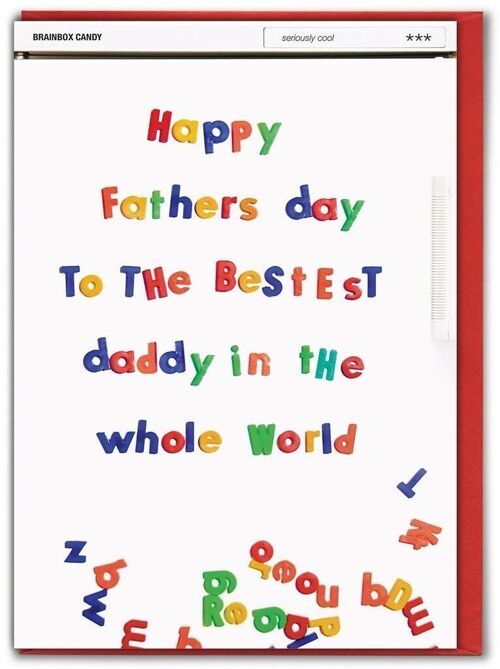 Fathers Day Bestest Daddy Funny Card