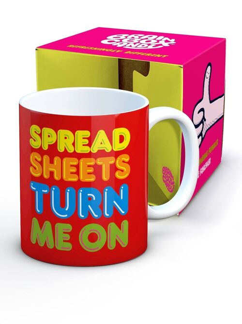 Funny Spreadsheets Turn Me On Mug