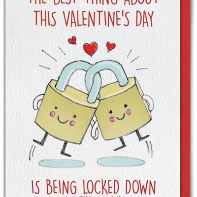 Funny Lockdown Valentines Card