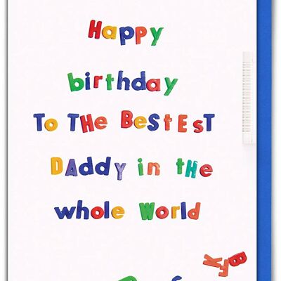 Carte de papa drôle de papa de joyeux anniversaire