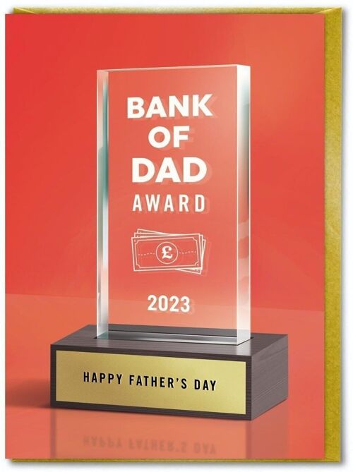 Bank Of Dad Fathers Day Card