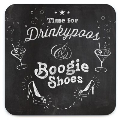 Sous-verre DrinkyPoos & Boogie Shoes