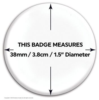 Badge Biscuit Amusant 38mm 3