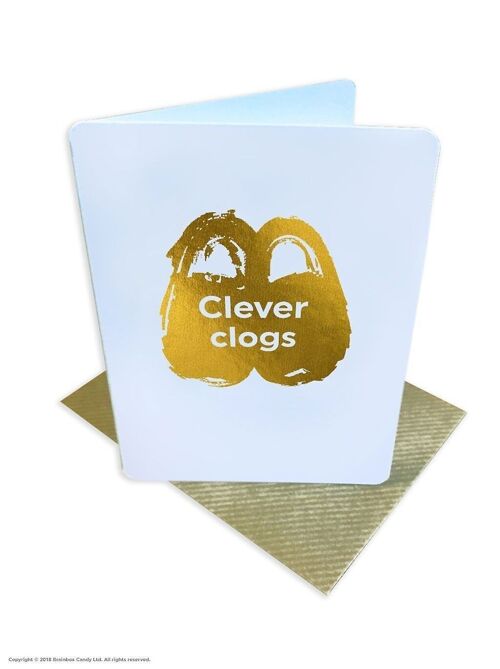 Clever Clogs Congratulations/Graduation Small Card