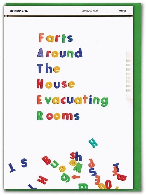 Farts Around The House Funny Father's Day Card