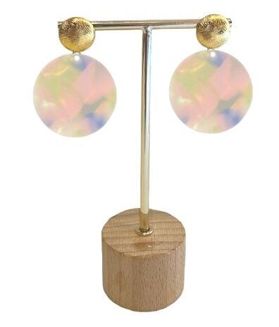 ACETATE EARRINGS - MERMAID