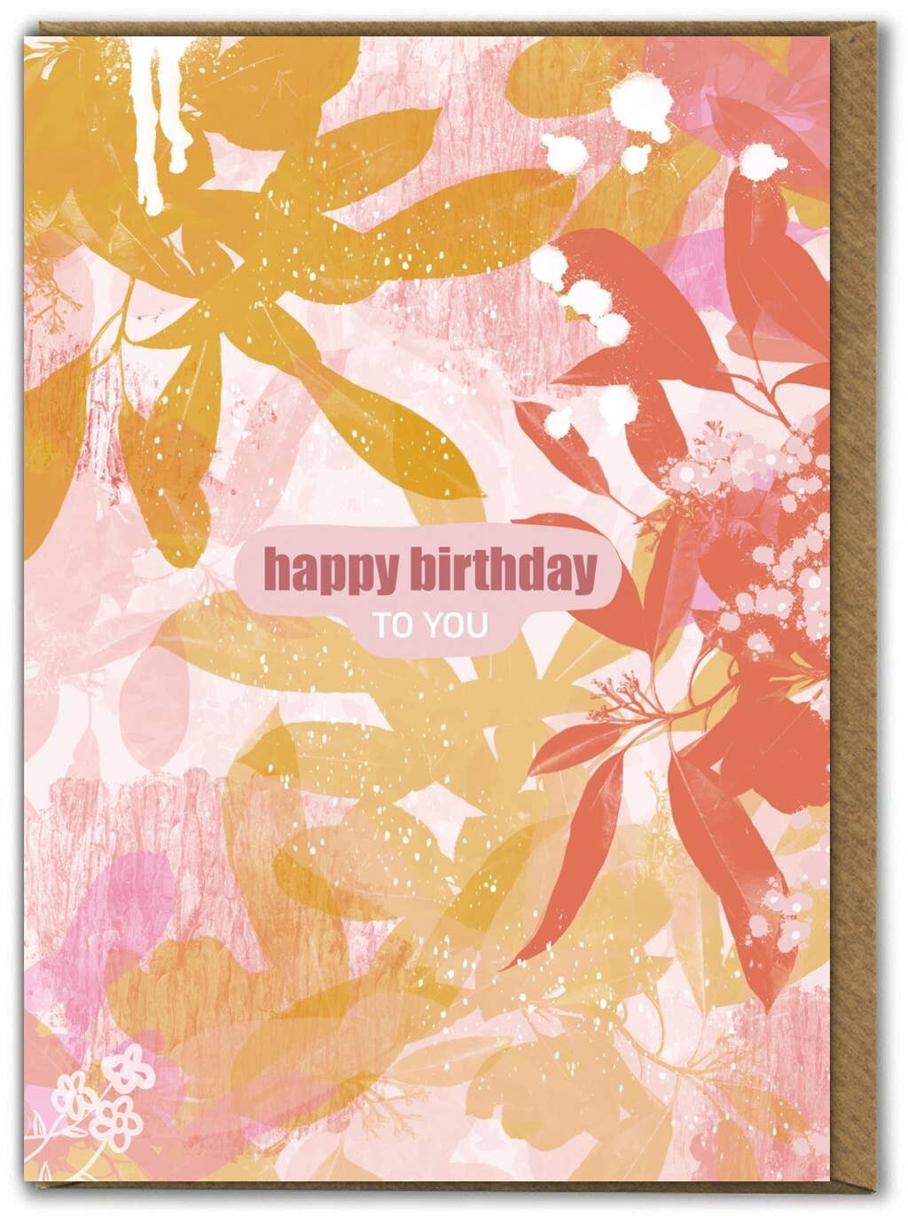 Alles Gute zum Geburtstag hinterlässt Karten