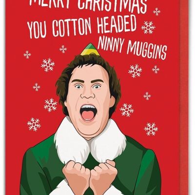 Funny Christmas  Card - Elf