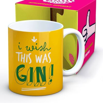 Funny Wish It Was Gin Mug